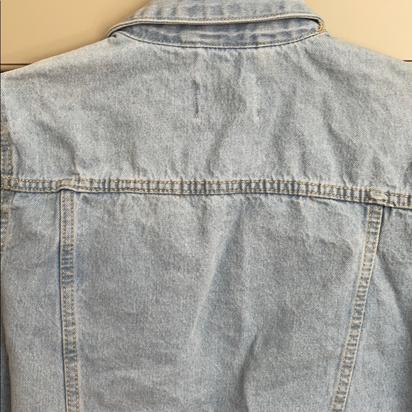 Love Tree  Distressed  Denim Jacket - Picture 7 of 8